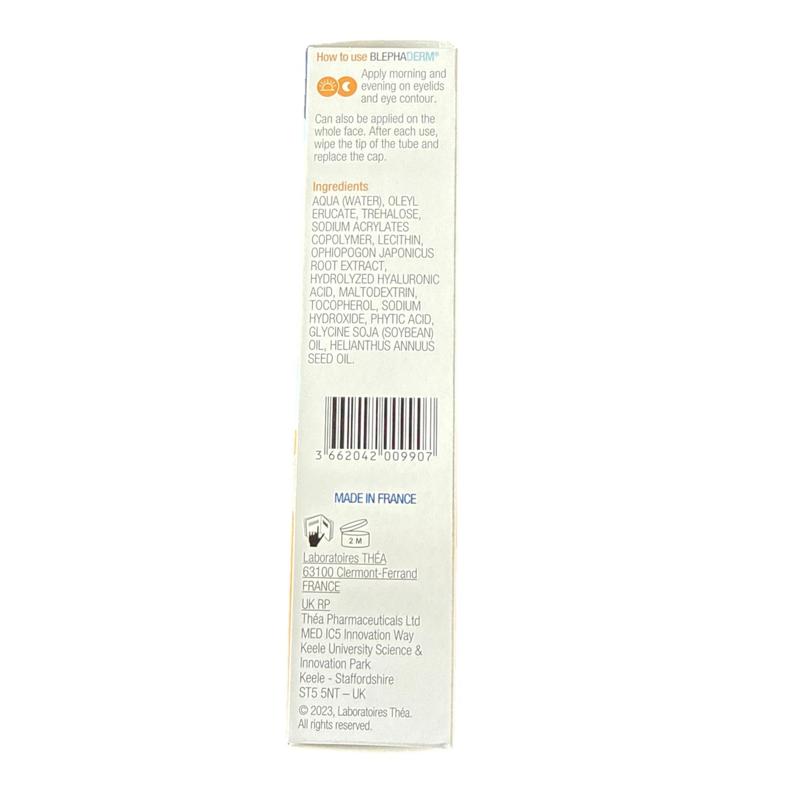 Blephaderm Soothing Eyelid and Eye Contour Cream 5-in-1 40ml Exp:07/2027 thumbnail 2
