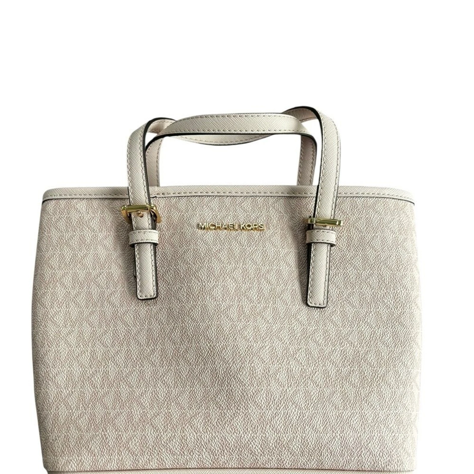Michael Kors Jet Set Travel Extra-Small Logo Top-Zip Tote Bag thumbnail 3