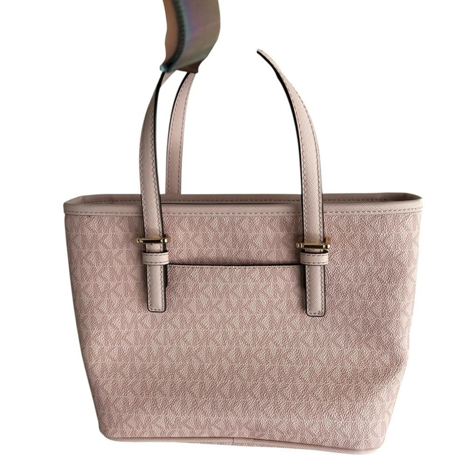 Michael Kors Jet Set Travel Extra-Small Logo Top-Zip Tote Bag thumbnail 5