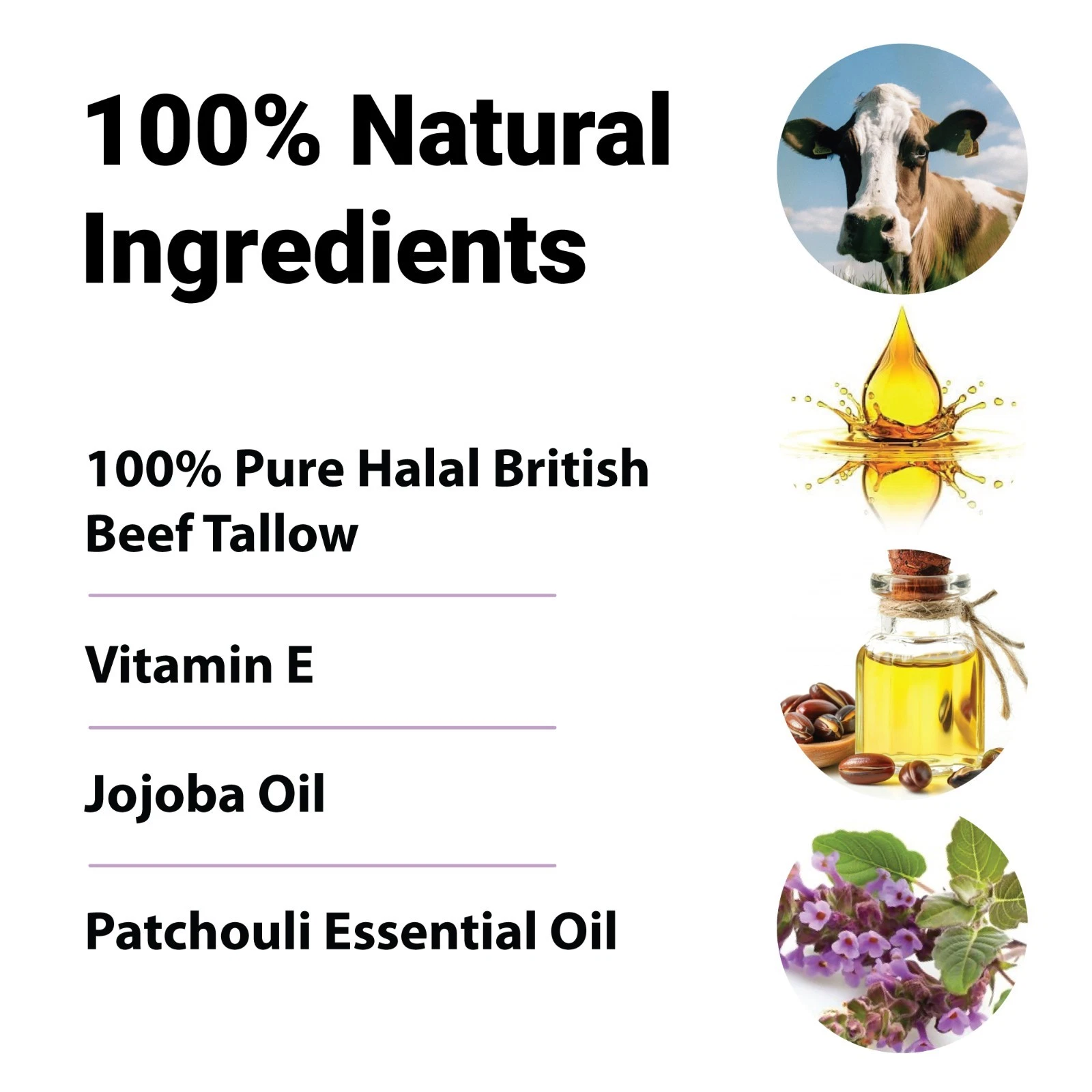 BEEF TALLOW CREAM FOR FACE MOISTURIZER 60ML ORGANIC & NATURAL ANTI AGING SKIN thumbnail 8