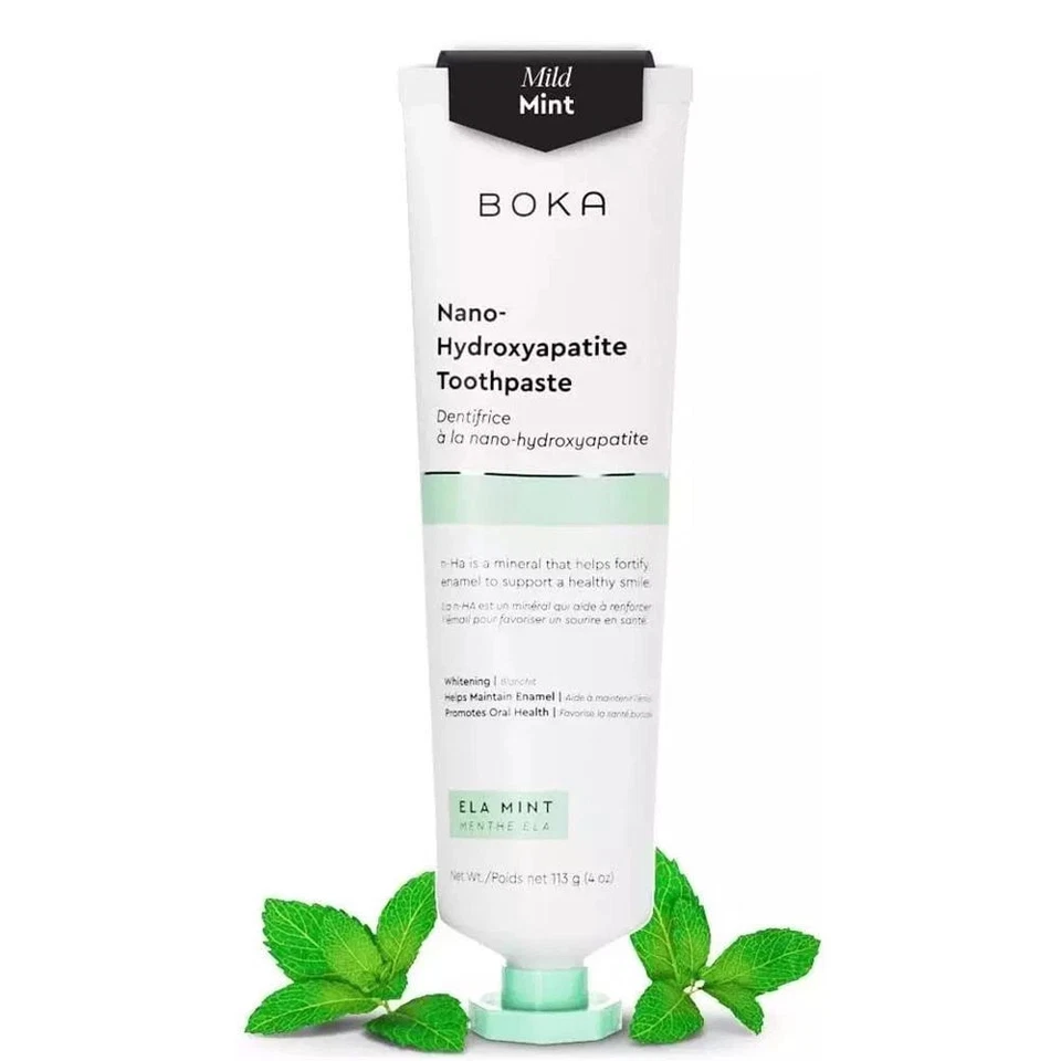Boka Nano-Hydroxyapatite Toothpaste Ela Mint Toothpaste Sensitive 113g thumbnail 7