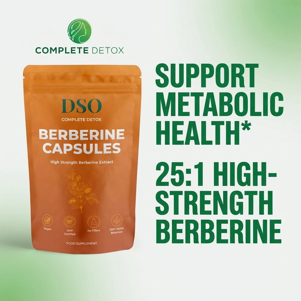Berberine High Strength 15,000mg 600mg (25:1) Vegan Capsules 100% Pure & Natural thumbnail 8