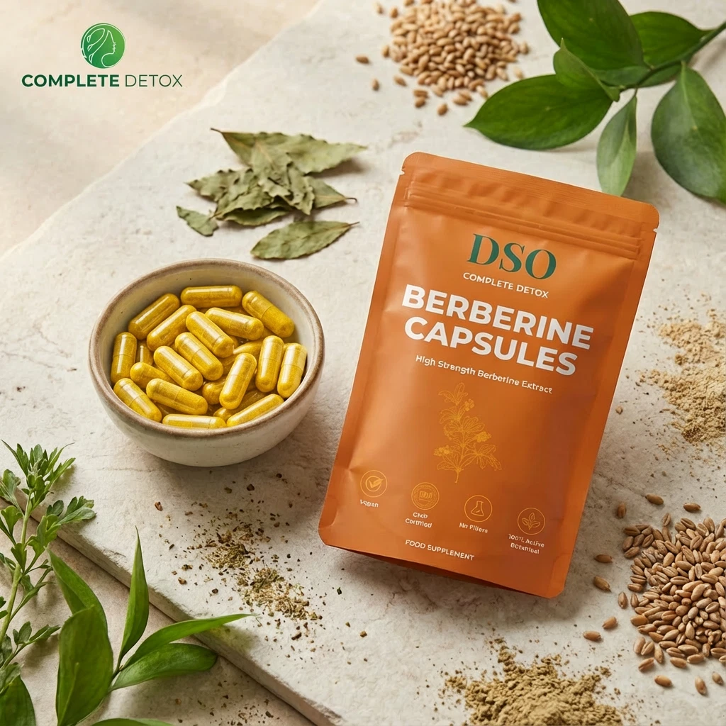 Berberine High Strength 15,000mg 600mg (25:1) Vegan Capsules 100% Pure & Natural thumbnail 9