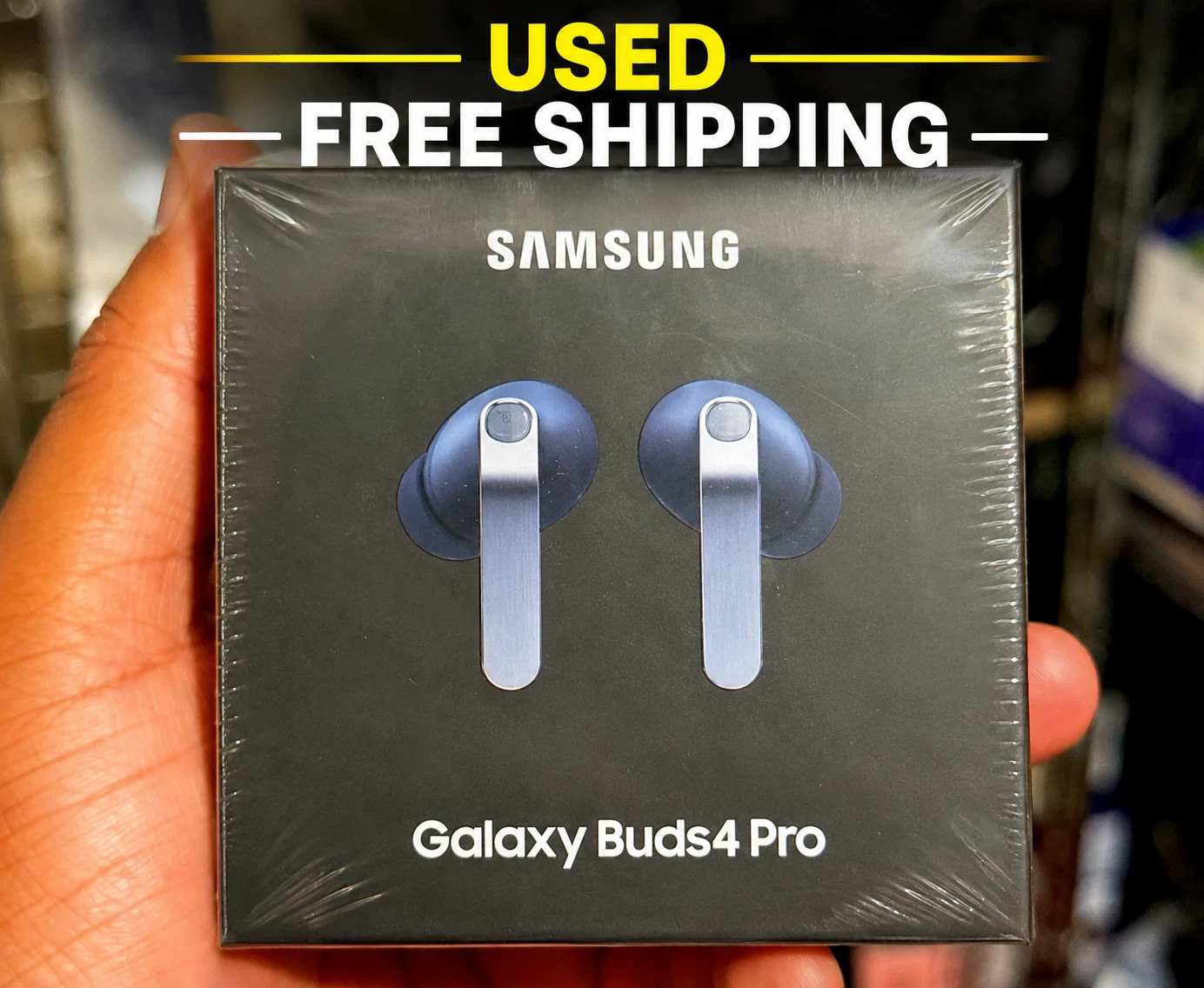 Samsung Galaxy Buds4 Pro Black SM-R640 | & | Genuine Samsung UK