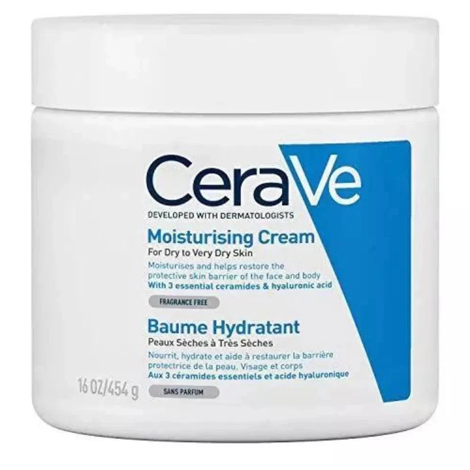 The CeraVe Moisturising Cream for Dry to Very Dry Skin, 454g thumbnail 2