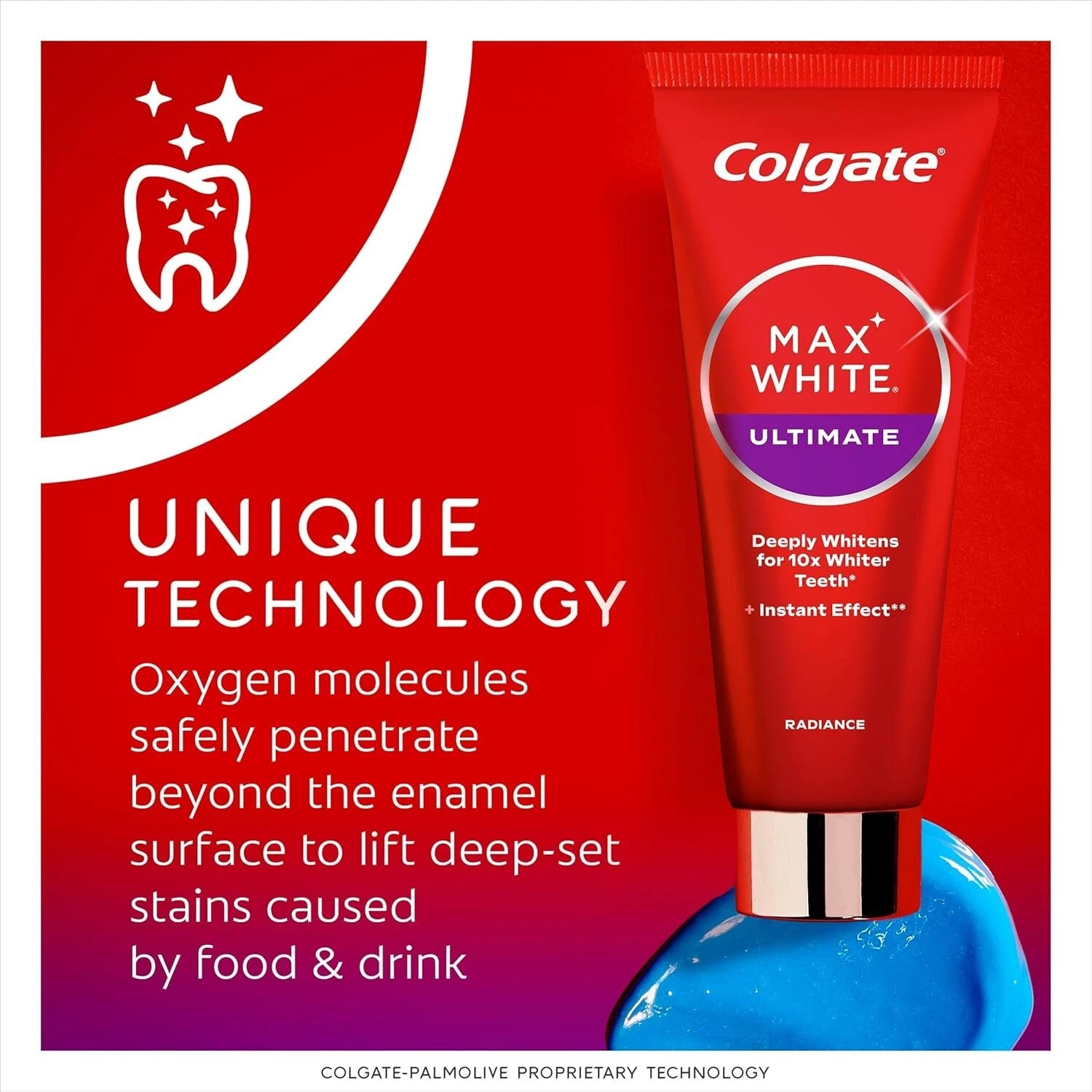 Colgate Max White Ultimate Radiance Whitening Toothpaste 75ml UK thumbnail 6