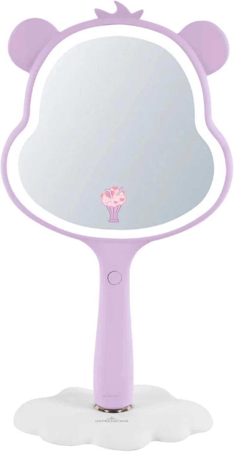 Impressions-Care Bear- Share Bear-LED Handheld Makeup Mirror-New thumbnail 3
