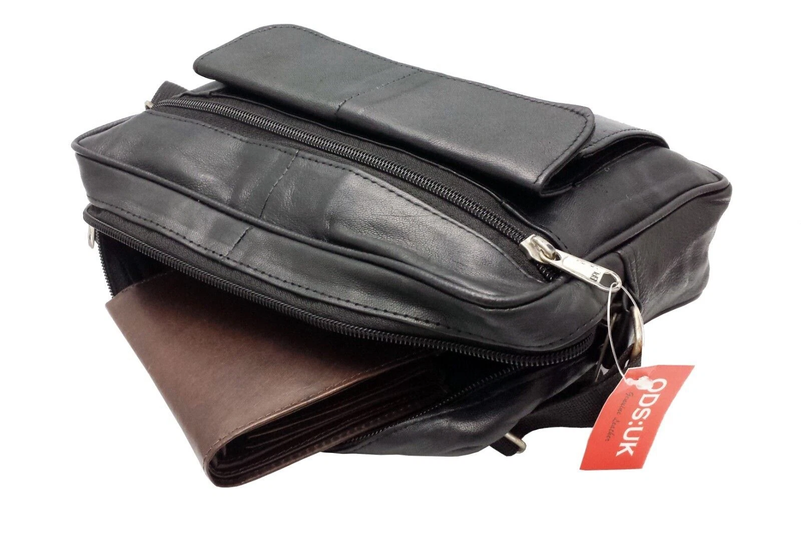 ODS:UK Men Ladies Real Leather Tote Cross Body Messenger Shoulder Handbag Bag thumbnail 6